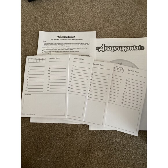 New - Karmel Games Anagramania Game - Junior Edition - Ages 8+ | 2-6 players - Picture 6 of 9